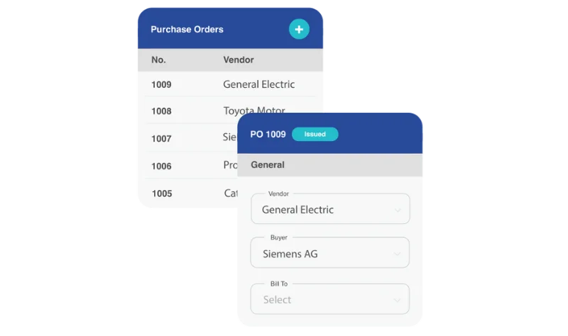 HubPro purchase orders management