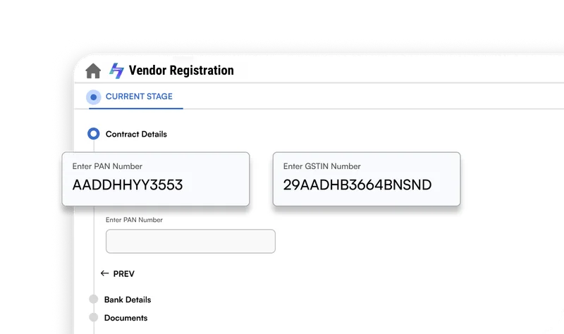 HubPro vendor onboarding dashboard