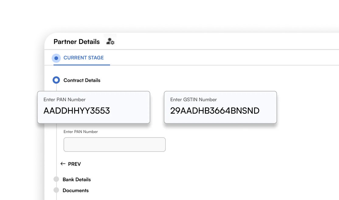 Vendor eKYC verification