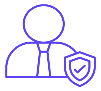 Employee benefits management icon